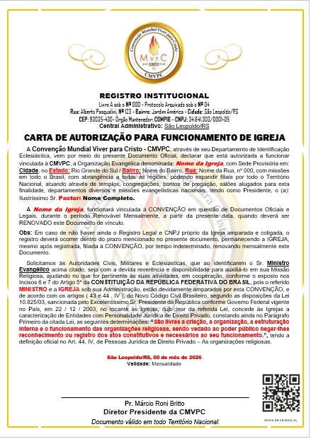 Carta de Apresentação